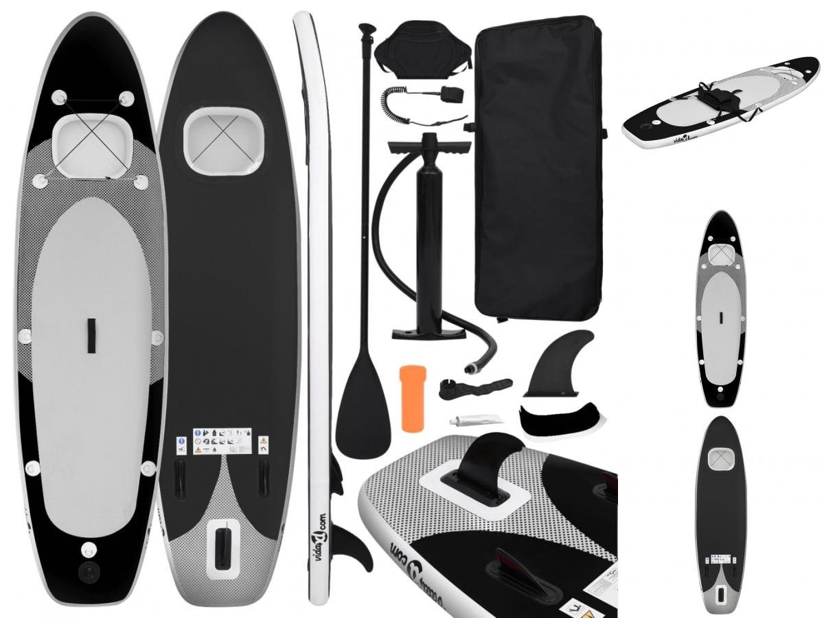 vidaXL Schlauchboot SUP-Board-Set Aufblasbar Schwarz 300x76x10 cm vidaXL Schlauchboot SUP-Board-Set Aufblasbar Schwarz 300x76x10 cm von vidaXL