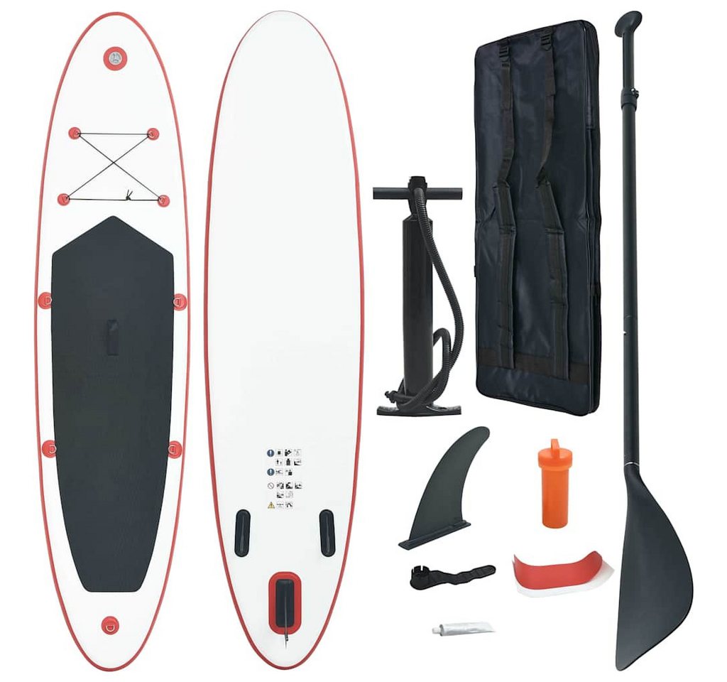 vidaXL Schlauchbootpaddel, Stand Up Paddle Surfboard SUP Aufblasbar Rot und Weiß vidaXL Schlauchbootpaddel, Stand Up Paddle Surfboard SUP Aufblasbar Rot und Weiß von vidaXL