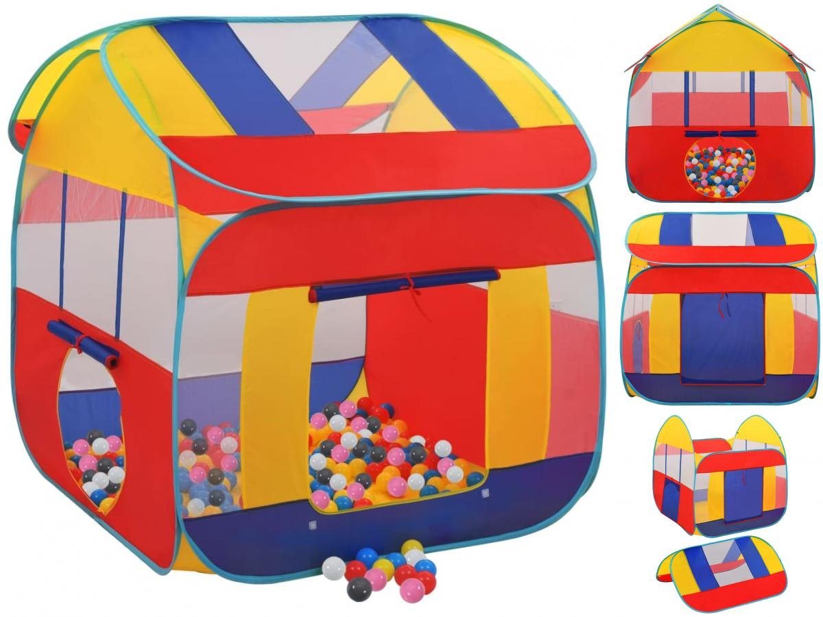 vidaXL Spielzelt Spielzelt mit 550 Bällen 123x120x126 cm Kinderzelt von vidaXL