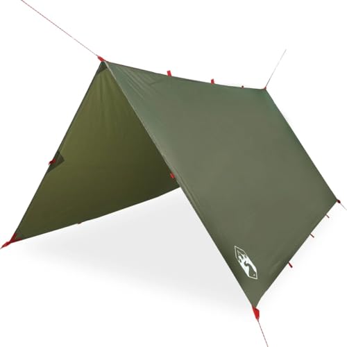 vidaXL Tarp Olivgrün 306x306 cm Wasserdicht von vidaXL