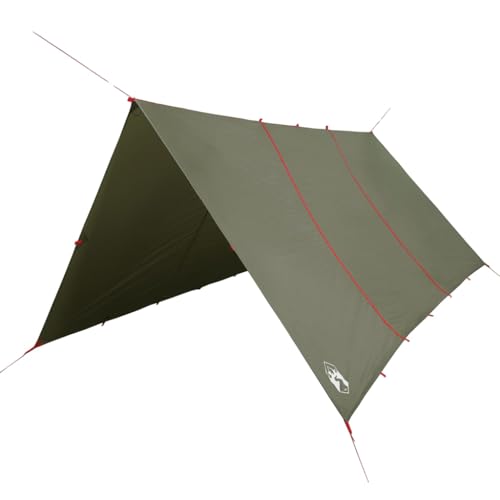 vidaXL Tarp Olivgrün 451x420 cm Wasserdicht von vidaXL