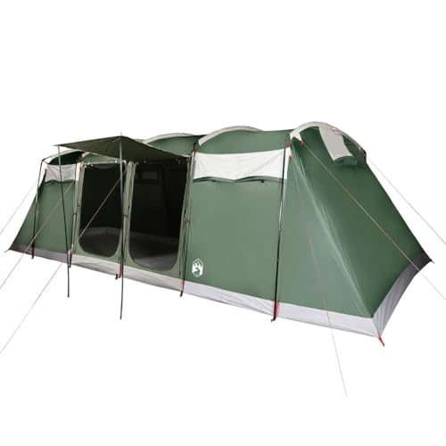 vidaXL Tunnel Familienzelt 8 Personen, Campingzelt mit Netzwände, Wasserdicht Tunnelzelt mit E-Anschluss, Gruppenzelt, Grün 185T Polyester vidaXL Tunnel Familienzelt 8 Personen, Campingzelt mit Netzwände, Wasserdicht Tunnelzelt mit E-Anschluss, Gruppenzelt, Grün 185T Polyester von vidaXL