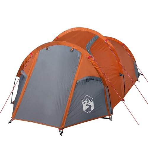 vidaXL Tunnelzelt, Campingzelt für 2 Personen Wasserdicht, Outdoor Zelt mit Abnehmbarem Überzelt, Trekkingzelt Familienzelt Camping, Orange vidaXL Tunnelzelt, Campingzelt für 2 Personen Wasserdicht, Outdoor Zelt mit Abnehmbarem Überzelt, Trekkingzelt Familienzelt Camping, Orange von vidaXL