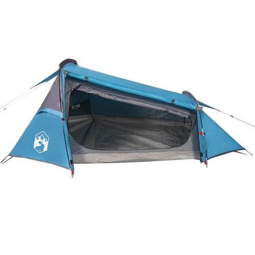 vidaXL Tunnelzelt 2 Personen, Campingzelt mit Netzwände, Wasserdicht Gartenzelt mit abnehmbarem Überzelt, Zelt, Blau 185T Polyester vidaXL Tunnelzelt 2 Personen, Campingzelt mit Netzwände, Wasserdicht Gartenzelt mit abnehmbarem Überzelt, Zelt, Blau 185T Polyester von vidaXL