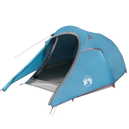 vidaXL Tunnelzelt 2 Personen, Campingzelt mit Netzwände, Wasserdicht Gartenzelt mit abnehmbarem Überzelt, Zelt, Blau 185T Polyester vidaXL Tunnelzelt 2 Personen, Campingzelt mit Netzwände, Wasserdicht Gartenzelt mit abnehmbarem Überzelt, Zelt, Blau 185T Polyester von vidaXL