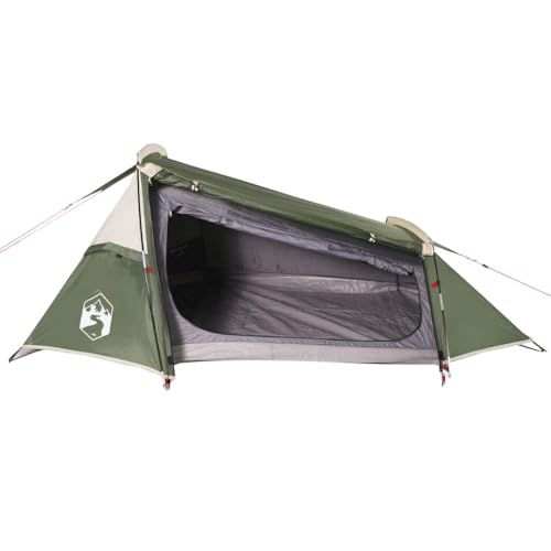 vidaXL Tunnelzelt 2 Personen, Campingzelt mit Netzwände, Wasserdicht Gartenzelt mit abnehmbarem Überzelt, Zelt, Grün 185T Polyester vidaXL Tunnelzelt 2 Personen, Campingzelt mit Netzwände, Wasserdicht Gartenzelt mit abnehmbarem Überzelt, Zelt, Grün 185T Polyester von vidaXL