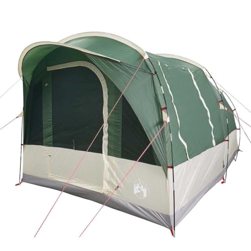 vidaXL Tunnelzelt 3 Personen, Campingzelt mit Netzwände, Wasserdicht Familienzelt mit abnehmbarem Überzelt, Zelt, Grün 185T Polyester vidaXL Tunnelzelt 3 Personen, Campingzelt mit Netzwände, Wasserdicht Familienzelt mit abnehmbarem Überzelt, Zelt, Grün 185T Polyester von vidaXL