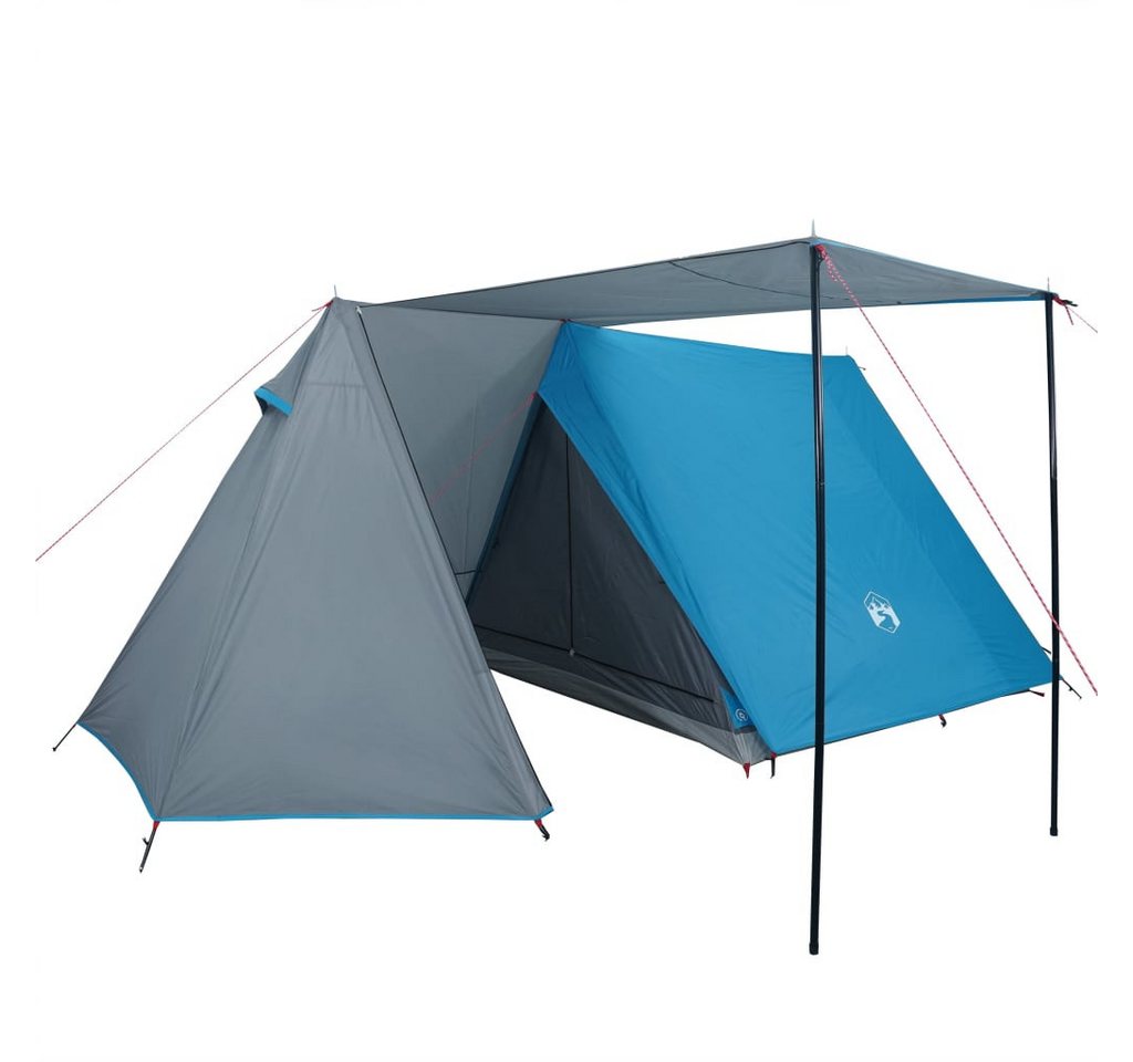 vidaXL Vorzelt Campingzelt 3 Personen Blau Wasserfest, (1 tlg) von vidaXL