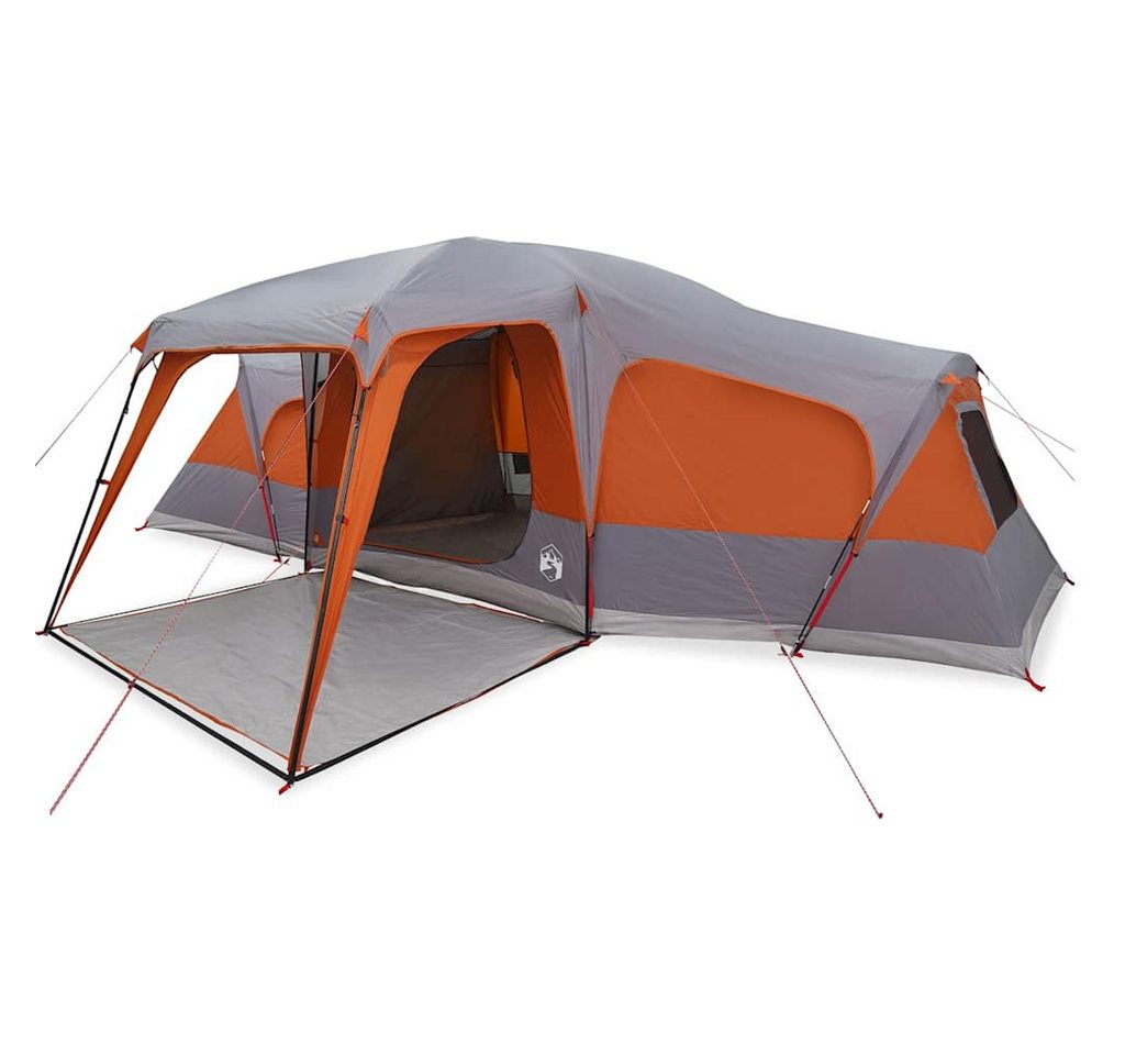vidaXL Vorzelt Familienzelt mit Vorzelt 9 Personen Grau und Orange Wasserdicht, (1 tlg) vidaXL Vorzelt Familienzelt mit Vorzelt 9 Personen Grau und Orange Wasserdicht, (1 tlg) von vidaXL