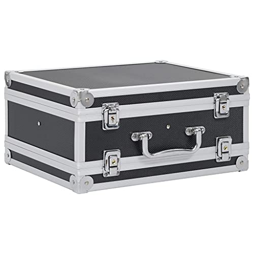 vidaXL Waffenkoffer mit 2 Schlüsseln Gewehrkoffer Pistolenkoffer Jagdkoffer Universalkoffer Alukoffer Aluminium Alu ABS Schwarz 31x26x15,2 cm vidaXL Waffenkoffer mit 2 Schlüsseln Gewehrkoffer Pistolenkoffer Jagdkoffer Universalkoffer Alukoffer Aluminium Alu ABS Schwarz 31x26x15,2 cm von vidaXL