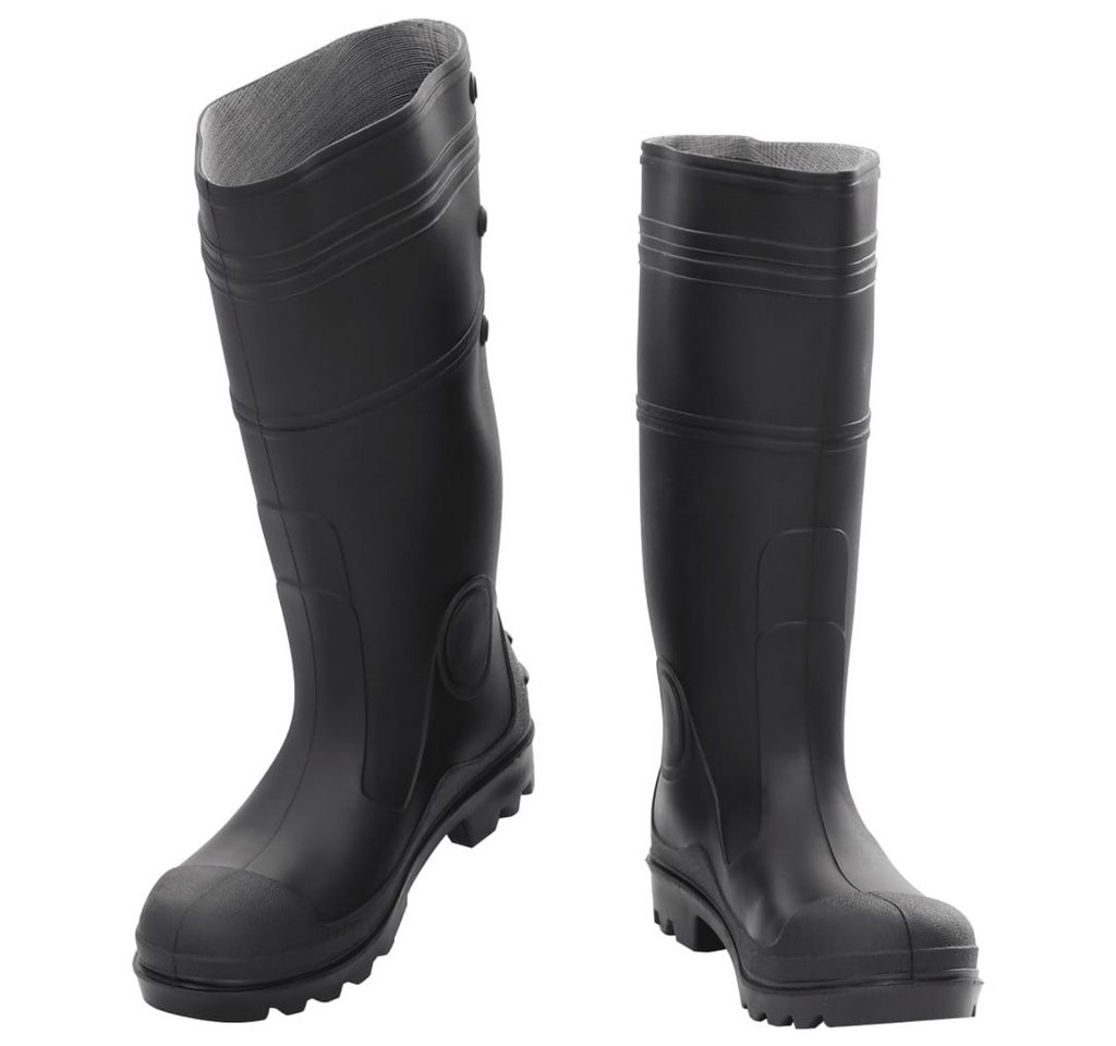 vidaXL Wathose Gummistiefel Schwarz Größe 38 PVC von vidaXL