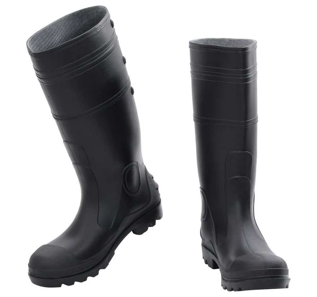 vidaXL Wathose Gummistiefel Schwarz Größe 42 PVC von vidaXL