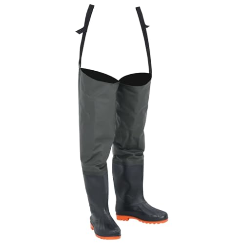 vidaXL Watstiefel, Hüftstiefel für Angler Landwirte, Anglerstiefel Wasserfest Verstellbar, Fischerstiefel Wathose, Dunkelgrün Gr. 40 vidaXL Watstiefel, Hüftstiefel für Angler Landwirte, Anglerstiefel Wasserfest Verstellbar, Fischerstiefel Wathose, Dunkelgrün Gr. 40 von vidaXL