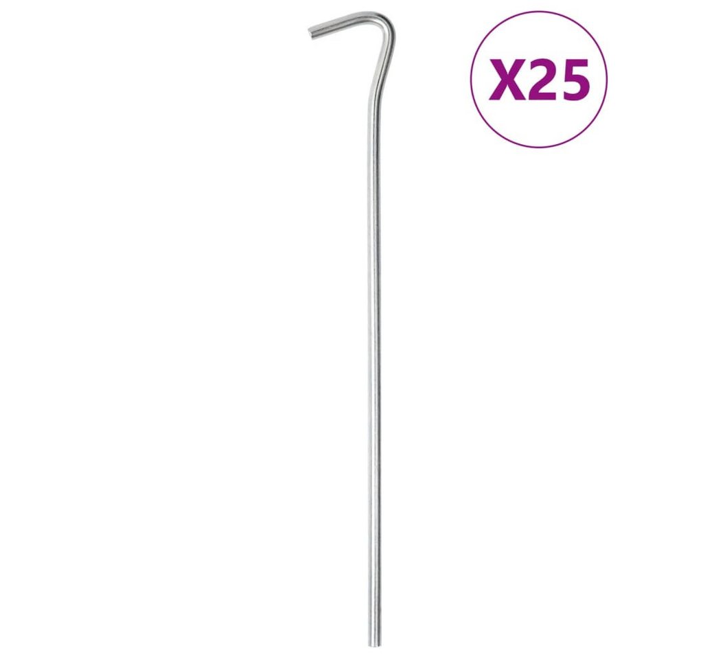 vidaXL Zelthering, Zeltheringe 25 Stk. 23 cm Ø5 mm Verzinkter Stahl von vidaXL