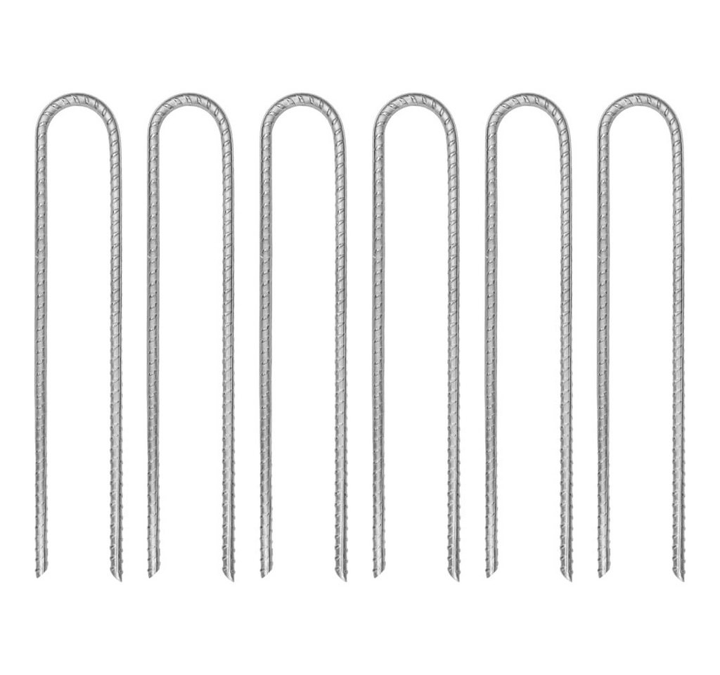 vidaXL Zelthering, Zeltheringe 6 Stk. U-Form 30 cm Ø7 mm Verzinkter Stahl vidaXL Zelthering, Zeltheringe 6 Stk. U-Form 30 cm Ø7 mm Verzinkter Stahl von vidaXL