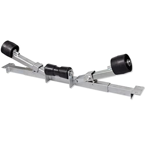 vidaXL Zentrierhilfe Kielrollen Auffahr Sliphilfe Gleitschienen Trailer Boot vidaXL Zentrierhilfe Kielrollen Auffahr Sliphilfe Gleitschienen Trailer Boot von vidaXL