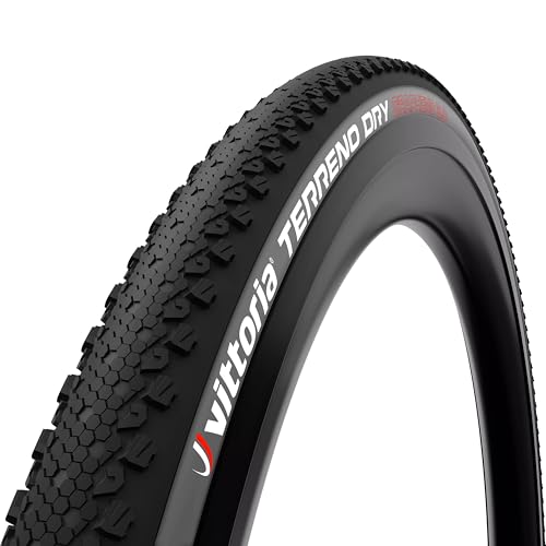 Vittoria Terreno Dry Fahrradreifen für Kies und trockenes Gelände – Cyclocross Terreno Dry G2.0 Tubeless TNT Reifen (700 x 45 c) von vittoria