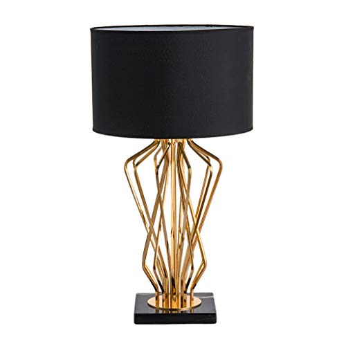 vkeid Nachttischlampe Moderne Tischlampe Licht Luxus Wohnzimmer Marmorsockel Villa Arbeitszimmer Tischlampe Wohnbeleuchtung Dekoration Schlafzimmer Nachttischlampe Tischlampe Gut von vkeid