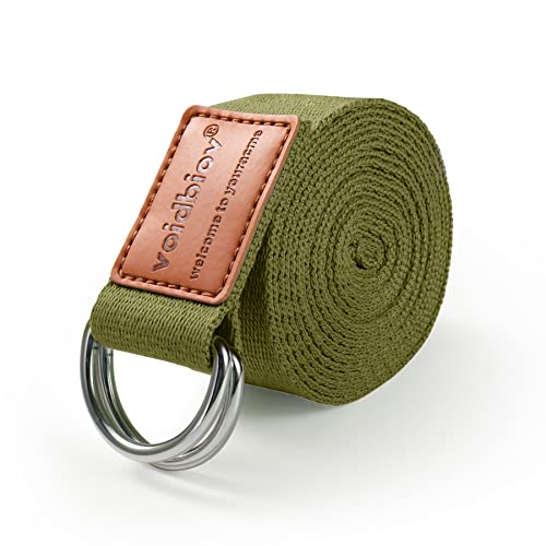 voidbiov D-Ring Buckle Yoga Strap, Durable Cotton Adjustable Stretch Belt Perfect for Holding Positions, Enhance Flexibility and Physiotherapy voidbiov D-Ring Buckle Yoga Strap, Durable Cotton Adjustable Stretch Belt Perfect for Holding Positions, Enhance Flexibility and Physiotherapy von voidbiov