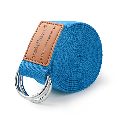 voidbiov Adjustable Yoga Belt 1.85/2.5M, D-Ring Buckle Pilates Stretch Belts, Natural Cotton Feels, Firm Posture, Improves Body Flexibility and Helps with Muscle Stretching voidbiov Adjustable Yoga Belt 1.85/2.5M, D-Ring Buckle Pilates Stretch Belts, Natural Cotton Feels, Firm Posture, Improves Body Flexibility and Helps with Muscle Stretching von voidbiov