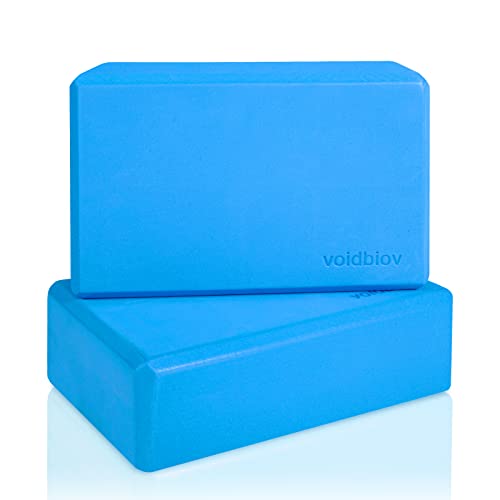voidbiov Zestaw 2 PCS Eva klocek do 7,6 x 15,2 x 22,9 cm tworzywo piankowe bloku Brick i GRATIS Yoga Bag, twardość: 40 stopni, idealnie nadaje się do jogi i Pilates, niebieski voidbiov Zestaw 2 PCS Eva klocek do 7,6 x 15,2 x 22,9 cm tworzywo piankowe bloku Brick i GRATIS Yoga Bag, twardość: 40 stopni, idealnie nadaje się do jogi i Pilates, niebieski von voidbiov