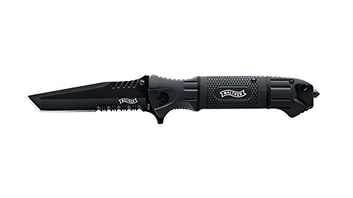 Walther Messer Black Tac Tanto Knife, schwarz, 199mm von Walther