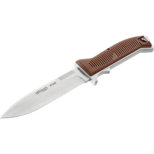 Walther Taschenmesser P38, 440C Stahl, feststehendes Messer ideal für Outdoor, inkl. Lederscheide Walther Taschenmesser P38, 440C Stahl, feststehendes Messer ideal für Outdoor, inkl. Lederscheide von Walther