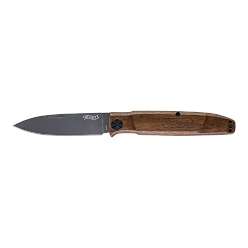 Walther Unisex – Erwachsene Blue Wood Messer, Walnussholz, One Size von Umarex