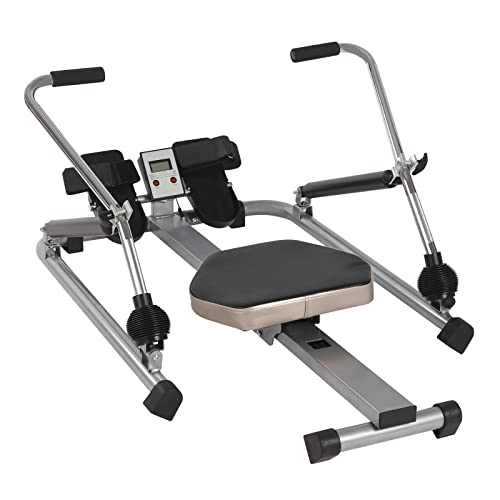 Rudergerät für Fitness zu Hause, LCD Rudergerät Rudermaschine Ruderzugmaschine Klappbar Fitness Cardio, bis 120kg, für Fitnessstudios, Häuser, Unternehmen, Fitness-Clubs, 106 * 66 * 10cm Rudergerät für Fitness zu Hause, LCD Rudergerät Rudermaschine Ruderzugmaschine Klappbar Fitness Cardio, bis 120kg, für Fitnessstudios, Häuser, Unternehmen, Fitness-Clubs, 106 * 66 * 10cm von wanwanper
