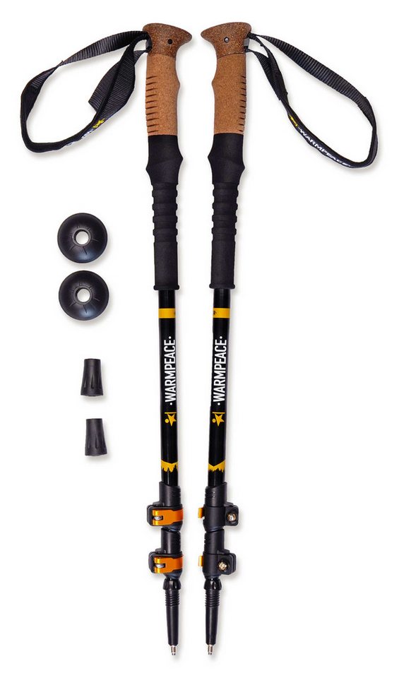 warmpeace Wanderstöcke Warmpeace Trekking-Stöcke HIKER black/yellow, Teleskop warmpeace Wanderstöcke Warmpeace Trekking-Stöcke HIKER black/yellow, Teleskop von warmpeace