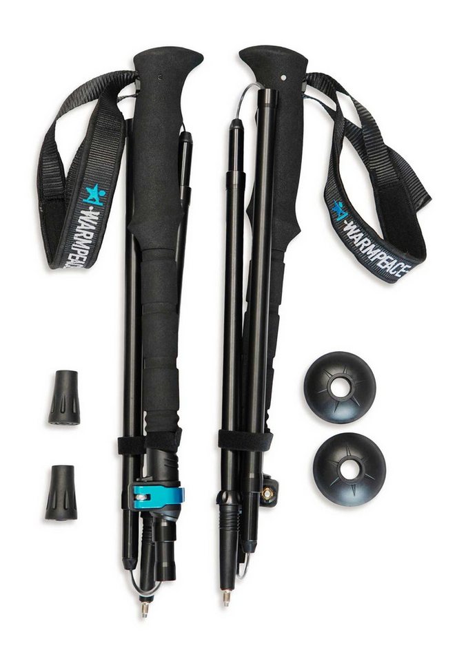 warmpeace Wanderstöcke Warmpeace Trekking-Stöcke RIDGEWALK black/blue, faltbar warmpeace Wanderstöcke Warmpeace Trekking-Stöcke RIDGEWALK black/blue, faltbar von warmpeace