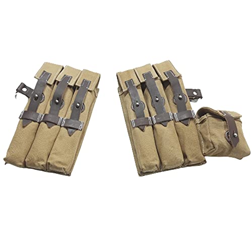 warreplica Deutsche WWII MP40 Wehrmacht Magazin-Beutel-Set - DAK warreplica Deutsche WWII MP40 Wehrmacht Magazin-Beutel-Set - DAK von warreplica