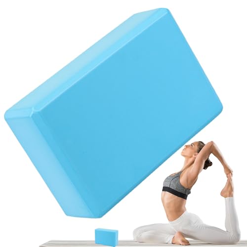 weiting Yoga-Block aus Eva-Schaum, unterstützende Yoga-Blöcke - Weicher, rutschfester Schaumstoff-Stützstein - Umweltfreundlicher, leichter Yoga-Block aus hochdichtem Eva-Schaumstoff für von weiting