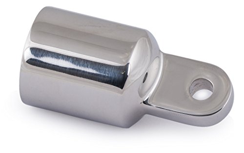 Rohr-Endstück Endkappe 20 mm Verdeckbeschlag Edelstahl mit Öse Endstück Persenning Verdeck Bimini Rohr-Endstück Endkappe 20 mm Verdeckbeschlag Edelstahl mit Öse Endstück Persenning Verdeck Bimini von wellenshop