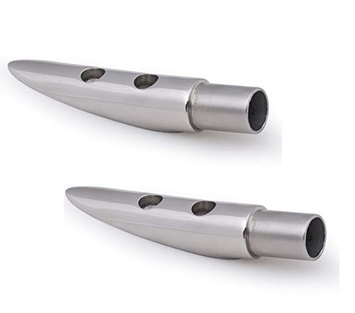 wellenshop 2 Stück Handlauf Endstück für Rohr 22 mm Durchmesser, polierter Edelstahl, 5,5° Neigung wellenshop 2 Stück Handlauf Endstück für Rohr 22 mm Durchmesser, polierter Edelstahl, 5,5° Neigung von wellenshop
