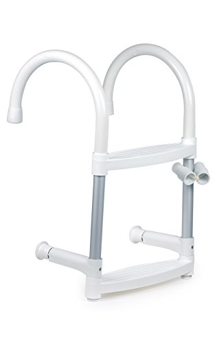 wellenshop Badeleiter Heckleiter Bootsleiter mit 2 Stufen. Leichte Bauweise aus Aluminium. wellenshop Badeleiter Heckleiter Bootsleiter mit 2 Stufen. Leichte Bauweise aus Aluminium. von wellenshop