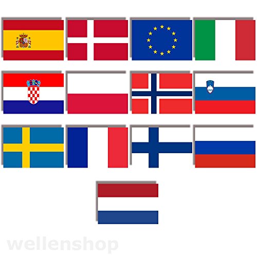 wellenshop Flagge Kroatien 20 x 30 cm von wellenshop