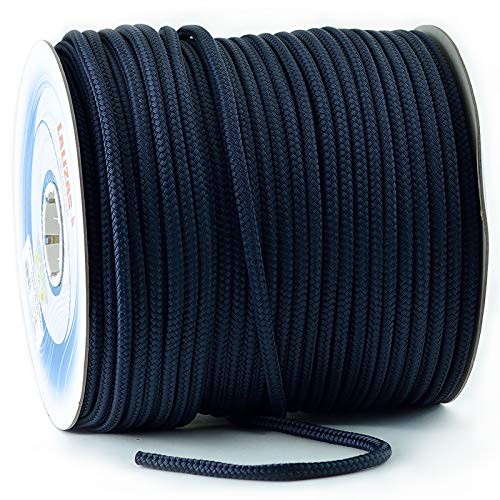 wellenshop Seil Tau Leine Tauwerk Durchmesser Ø 14 mm Meterware Polyester Dunkel-Blau Navy Blau Bruchlast 3000 kg wellenshop Seil Tau Leine Tauwerk Durchmesser Ø 14 mm Meterware Polyester Dunkel-Blau Navy Blau Bruchlast 3000 kg von wellenshop