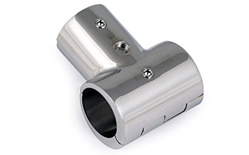 wellenshop T-Stück klappbar, gerade 90°, Handlauf, Reling, Geländer. Für Rohre mit 25 mm Durchmesser. Edelstahl wellenshop T-Stück klappbar, gerade 90°, Handlauf, Reling, Geländer. Für Rohre mit 25 mm Durchmesser. Edelstahl von wellenshop