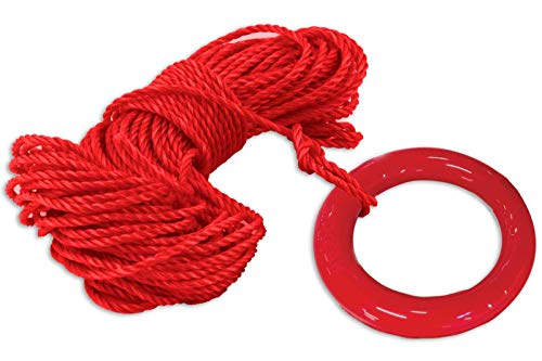 wellenshop Wurfring mit 30 m Wurfleine Rettungsring Rettungsleine wellenshop Wurfring mit 30 m Wurfleine Rettungsring Rettungsleine von wellenshop