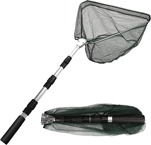 wiipara Kescher Angeln Teleskop Kescher 130cm, Fischernetz Klappbar Kompakt Angel Kescher Teich Karpfenkescher, Outdoor Angelzubehör Angeln Kescher für Kinder Erwachsene wiipara Kescher Angeln Teleskop Kescher 130cm, Fischernetz Klappbar Kompakt Angel Kescher Teich Karpfenkescher, Outdoor Angelzubehör Angeln Kescher für Kinder Erwachsene von wiipara