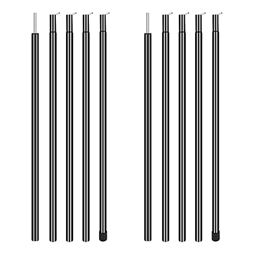 wiipara Zeltstange Teleskopstange 2er Set, Aufstellstange für Tarp, Zelt, Sonnensegel Campingplanen Zeltstangen verstellbar von 50cm-200cm, Stange für Sonnensegelbefestigung wiipara Zeltstange Teleskopstange 2er Set, Aufstellstange für Tarp, Zelt, Sonnensegel Campingplanen Zeltstangen verstellbar von 50cm-200cm, Stange für Sonnensegelbefestigung von wiipara