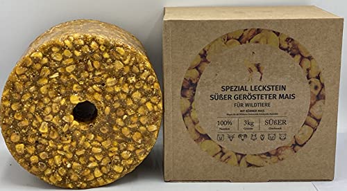 Wildlutscher Spezial Leckstein gerösteter Mais 3 kg (9,97 €/kg) Wildlutscher Spezial Leckstein gerösteter Mais 3 kg (9,97 €/kg) von Wildlutscher