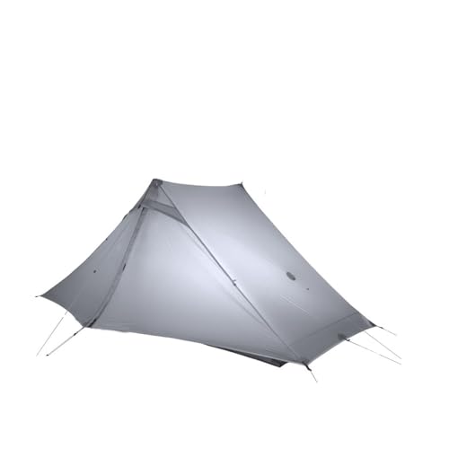 3F UL GEAR Blue Mountain Zelt, 1/2 Personen, Camping, Zelt, 3/4 Jahreszeiten, wasserdichtes Zelt, einfach aufzubauen, Wandern, Rucksackreisen, silikonbeschichtetes Zelt, Unterstand (Off-White-20D von windhike