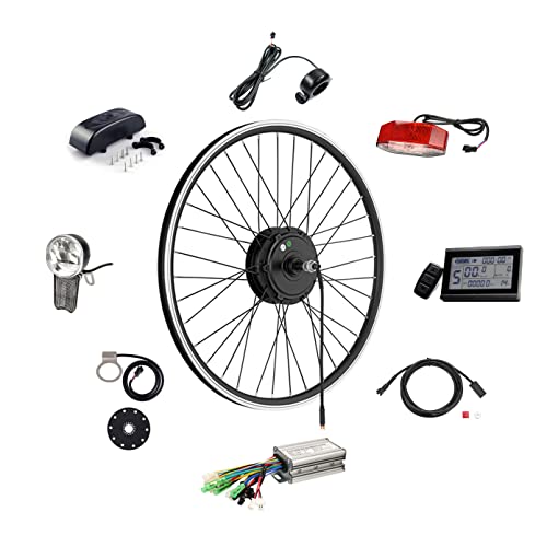 windmeile | E-Bike Umbausatz, Nabenmotor Hinterrad, Schwarz, Professional, 20', 36V/500W, Controller, Daumengas, Display, Lichter, Bremssensor, Pedalsensor, Controller-Box, E-Bike, Pedelec windmeile | E-Bike Umbausatz, Nabenmotor Hinterrad, Schwarz, Professional, 20', 36V/500W, Controller, Daumengas, Display, Lichter, Bremssensor, Pedalsensor, Controller-Box, E-Bike, Pedelec von windmeile