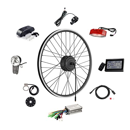 windmeile | E-Bike Umbausatz, Nabenmotor Vorderrad, Schwarz, Professional, 26', 36V/250W, Controller, Daumengas, Display, Lichter, Bremssensor, Pedalsensor, Controller-Box, E-Bike, Pedelec windmeile | E-Bike Umbausatz, Nabenmotor Vorderrad, Schwarz, Professional, 26', 36V/250W, Controller, Daumengas, Display, Lichter, Bremssensor, Pedalsensor, Controller-Box, E-Bike, Pedelec von windmeile