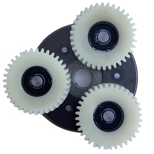 windmeile | Nylon Getriebe Set inkl. Freilauf Ersatzteil für Nabenmotor 250W, 36T, E-Bike, Elektro, Fahrrad, Pedelec von windmeile