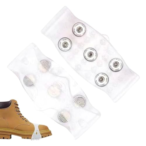 2 Paar Anti Rutsch Schuhspikes, Spikes für Schuhe Winter, Schuhkrallen, rutschfeste, Schuh Spikes für Schnee und Ei-s, Universals Eisspikes für Kinder und Erwachsene 2 Paar Anti Rutsch Schuhspikes, Spikes für Schuhe Winter, Schuhkrallen, rutschfeste, Schuh Spikes für Schnee und Ei-s, Universals Eisspikes für Kinder und Erwachsene von wiroouia