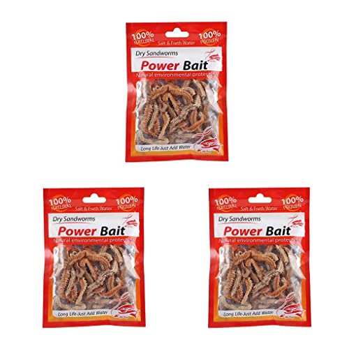 wisoolkic 3 Satz von 1 Beutel Trockene Sandwürmer Angelköder Fischköder Outdoor Angelturnier Verführerisches Futter für Wassertiere Verlockung Verwendung 10 g, Wie Gezeigt 10g 3Stk wisoolkic 3 Satz von 1 Beutel Trockene Sandwürmer Angelköder Fischköder Outdoor Angelturnier Verführerisches Futter für Wassertiere Verlockung Verwendung 10 g, Wie Gezeigt 10g 3Stk von wisoolkic