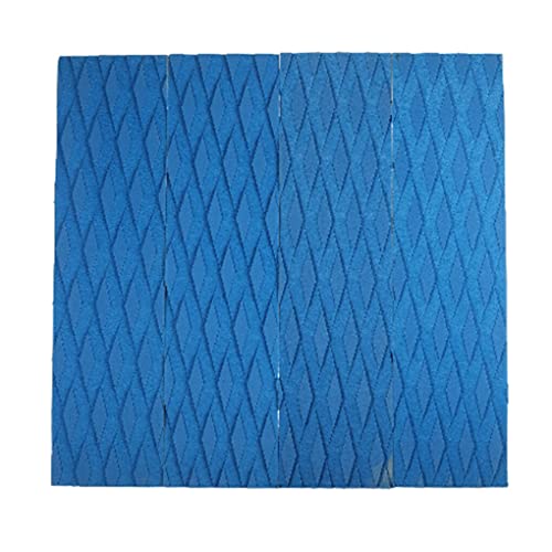 wisoolkic 4Pcs Deck Pad Surf Surfboard Tail Mat Longboard Paddle Heavy Duty Pads Wassersport Kissen Ausrüstung liefert, Blau wisoolkic 4Pcs Deck Pad Surf Surfboard Tail Mat Longboard Paddle Heavy Duty Pads Wassersport Kissen Ausrüstung liefert, Blau von wisoolkic